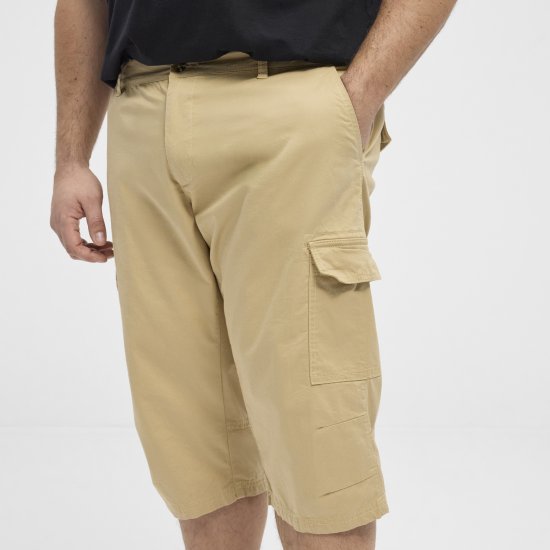North Latitude 51136 Capri Shorts Beige - Shortsit - Shortsit, isot koot – W40-W60
