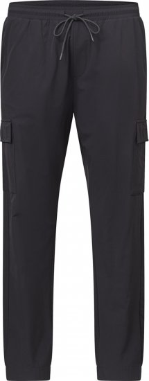 North Latitude Cool Effect Cargo Pants Black - Miesten reisitaskuhousut isot koot - Isojen miesten reisitaskuhousut