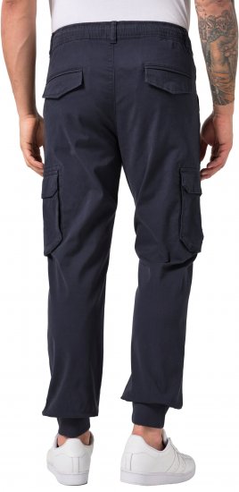 JP1880 Stretchy FLEXNAMIC Cargo Pants Navy - Miesten reisitaskuhousut isot koot - Isojen miesten reisitaskuhousut