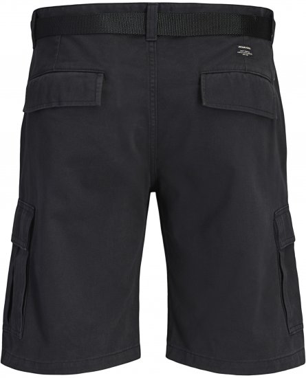 Jack & Jones Cole Hudson Belted Cargo Shorts Black - Shortsit - Shortsit, isot koot – W40-W60