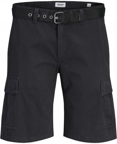 Jack & Jones Cole Hudson Belted Cargo Shorts Black - Shortsit - Shortsit, isot koot – W40-W60
