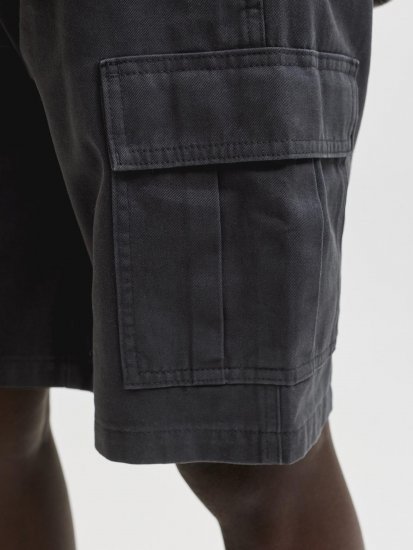 Jack & Jones Cole Hudson Belted Cargo Shorts Black - Shortsit - Shortsit, isot koot – W40-W60