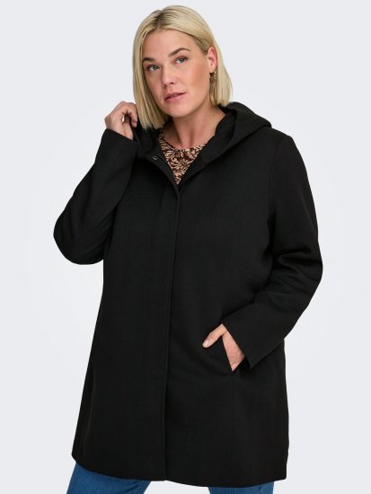 Only Carmakoma Sedona Light Coat Black - Talvitakit - 