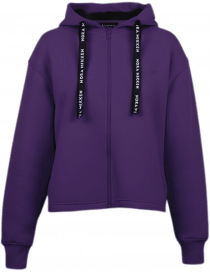 Nora Mikken GERTRUD Cropped Hoodie Purple - NAISTEN VAATTEET XS-XXL - 