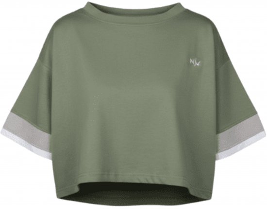 Nora Mikken AGNES Crop Top Green - T-paidat - 