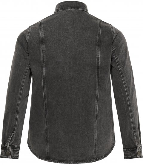 Kaffe Curve Petri Denim Jacket Grey Vintage Wash - Takit - 