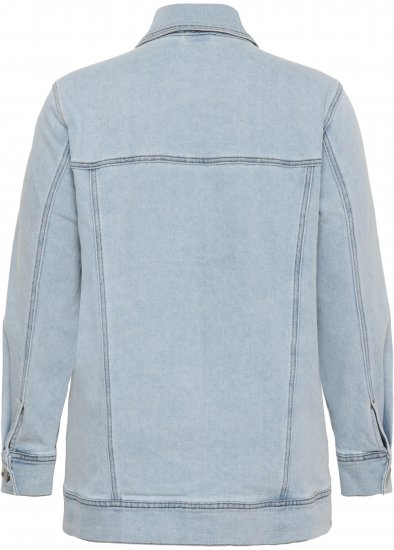Kaffe Curve Ninna Casual Jacket Light Blue Washed - Takit - 