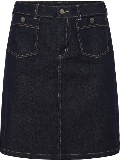 Kaffe Curve Roria Denim Skirt Dark Blue - Naisten hameet isot koot - 