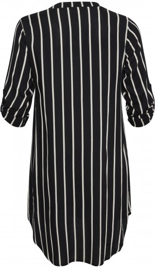 Kaffe Curve Milana Paitamekko Raidallinen Musta / Liituvalkoinen - Mekot - 