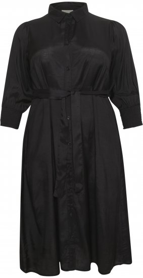 Kaffe Curve Emina Oline Mekko Musta - Naisten mekot isot koot - 