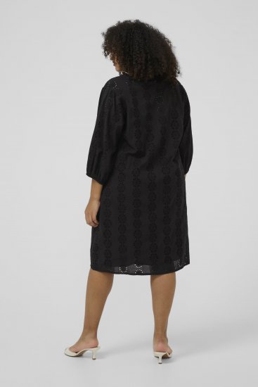 Kaffe Curve Dina Dress Black Deep - Midimekot - 