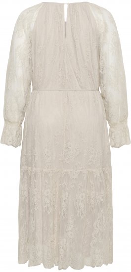 Kaffe Curve Amalie Lace Dress Moonbeam - Midimekot - 