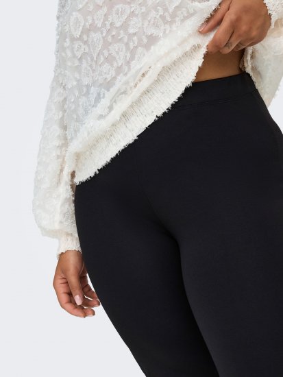 Only Carmakoma Pever Flared Pants Black - Housut - 