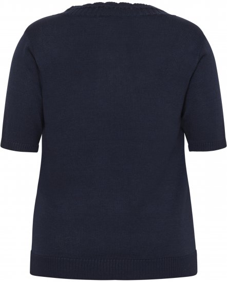 Kaffe Curve Leani Knitted Pullover Midnight Marine - Neulepaidat - 