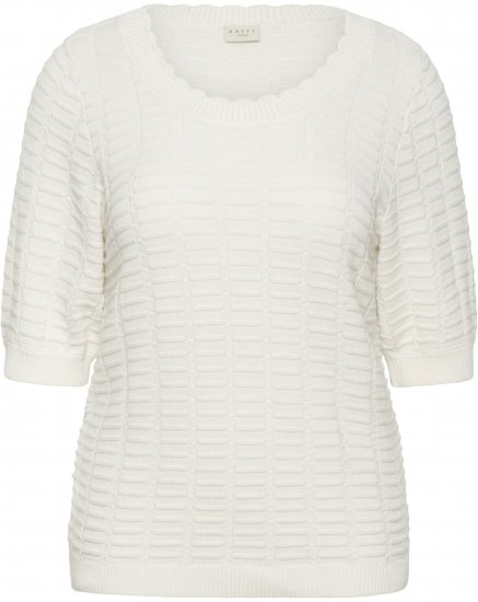 Kaffe Curve Lotia Pullover Chalk - Neulepaidat - 