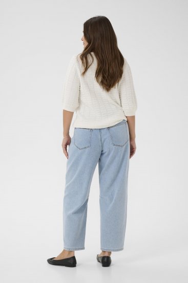 Kaffe Curve Lotia Pullover Chalk - Neulepaidat - 