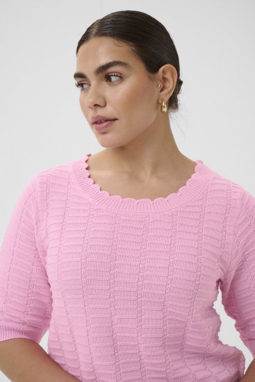 Kaffe Curve Lotia Pullover Pink Frosting - Neulepaidat - 