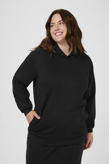 Kaffe Curve Annita Sweatshirt Black - Hupparit - 