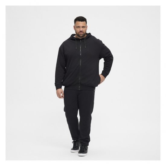 North Latitude Full Zip Hoodie Black - Hupparit ja collegepaidat - Miesten hupparit ja collegepaidat isot koot