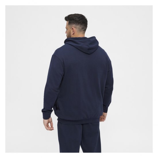 North Latitude Full Zip Hoodie Navy - Hupparit ja collegepaidat - Miesten hupparit ja collegepaidat isot koot