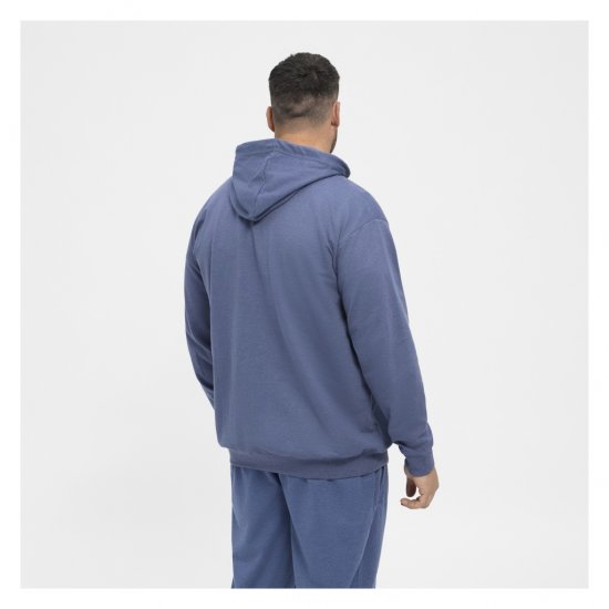 North Latitude Cardigan Hoodie Blue - Hupparit ja collegepaidat - Miesten hupparit ja collegepaidat isot koot