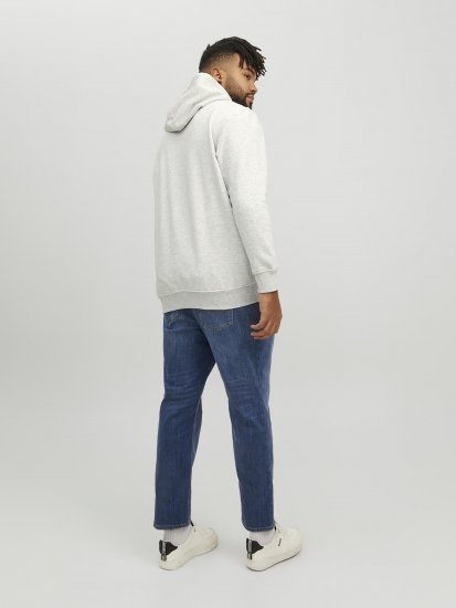Jack & Jones Codyy Hoodie White - Hupparit ja collegepaidat - Miesten hupparit ja collegepaidat isot koot