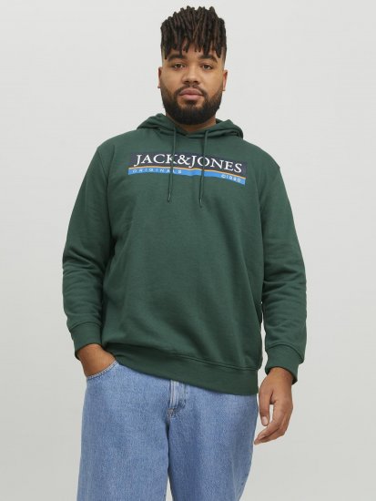 Jack & Jones Codyy Hoodie Green - Hupparit ja collegepaidat - Miesten hupparit ja collegepaidat isot koot