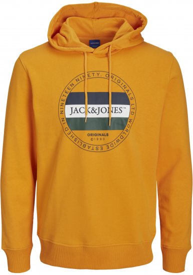 Jack & Jones Codyy Hoodie Yellow - Hupparit ja collegepaidat - Miesten hupparit ja collegepaidat isot koot
