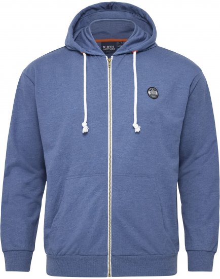 North Latitude Cardigan Hoodie Blue - Hupparit ja collegepaidat - Miesten hupparit ja collegepaidat isot koot