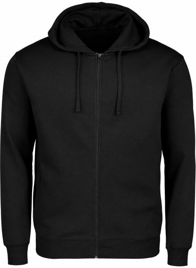 Big Bones Zorro Hoodie with Zipper Black - Hupparit ja collegepaidat - Miesten hupparit ja collegepaidat isot koot
