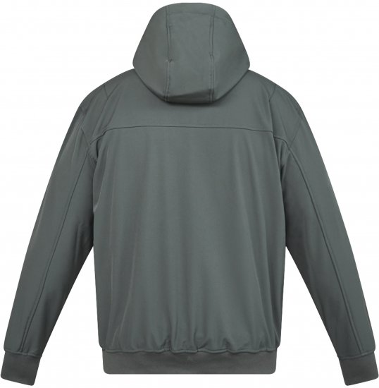 North Latitude 61301 Softshell-Takki Irrotettavalla Hupulla Tummanvihreä - Takit - Miesten Takit, isot koot – 2XL – 12XL