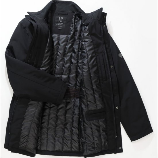 JP1880 Jacket Business Waterproof Windproof Black TALL - MIESTEN VAATTEET MT-6XLT - Pitkien miesten vaatteet