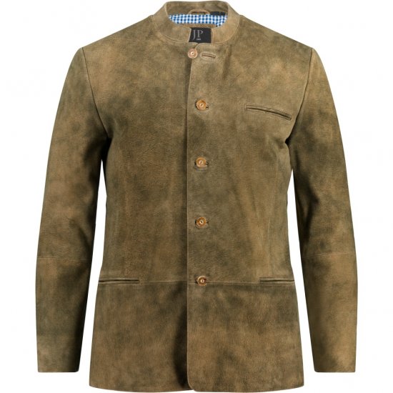 JP1880 Traditional Jacket Janker Goat Suede Brown - Juhlapukeutuminen - Juhlapukeutuminen – Juhli tyylikkäästi ja mukavasti