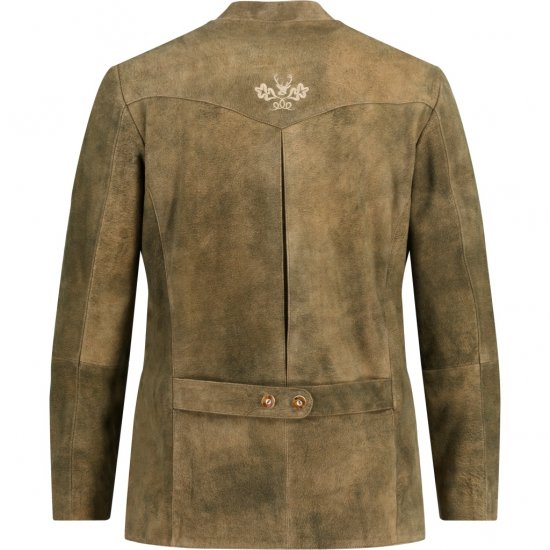 JP1880 Traditional Jacket Janker Goat Suede Brown - Juhlapukeutuminen - Juhlapukeutuminen – Juhli tyylikkäästi ja mukavasti
