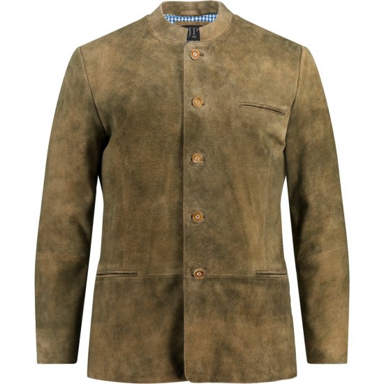 JP1880 Traditional Jacket Janker Goat Suede Brown - Juhlapukeutuminen - Juhlapukeutuminen – Juhli tyylikkäästi ja mukavasti