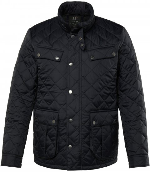 JP1880 Quilted with Multiple Pockets Jacket Black - Takit - Miesten Takit, isot koot – 2XL – 12XL