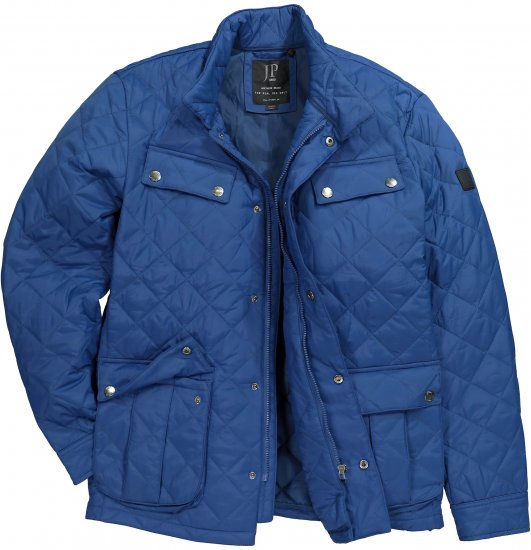 JP1880 Quilted with Multiple Pockets Jacket Dark Blue - Takit - Miesten Takit, isot koot – 2XL – 12XL