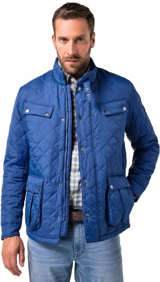 JP1880 Quilted with Multiple Pockets Jacket Dark Blue - Takit - Miesten Takit, isot koot – 2XL – 12XL
