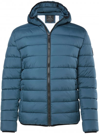 JP1880 Quilted Hooded Jacket Deep Blue - Takit - Miesten Takit, isot koot – 2XL – 12XL