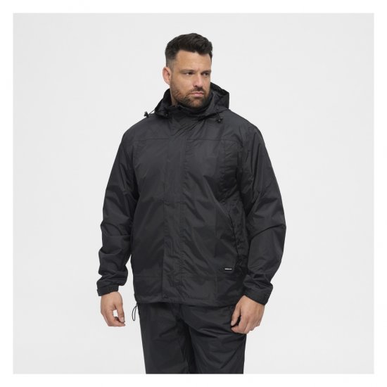 North Latitude Rain Jacket Black - Takit - Miesten Takit, isot koot – 2XL – 12XL