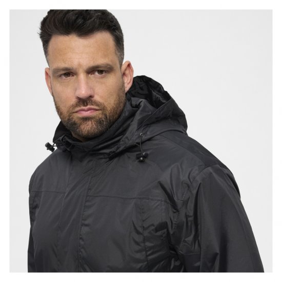 North Latitude Rain Jacket Black - Takit - Miesten Takit, isot koot – 2XL – 12XL