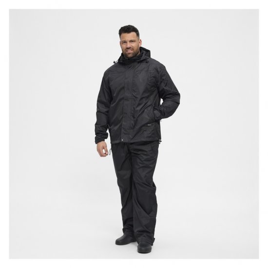 North Latitude Rain Jacket Black - Takit - Miesten Takit, isot koot – 2XL – 12XL
