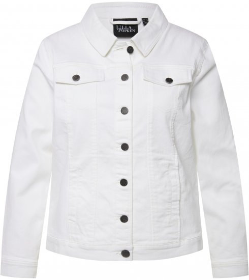 Ulla Popken Denim Jacket White - Takit - 