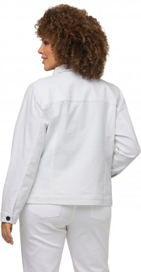 Ulla Popken Denim Jacket White - Takit - 