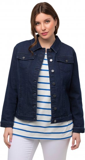 Ulla Popken Denim Jacket Blue Denim - Takit - 
