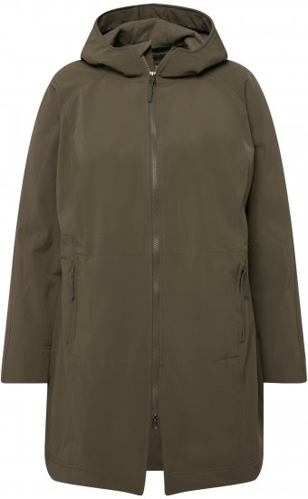 Ulla Popken Triple Function Softshell Jacket Loden Green - Takit - 