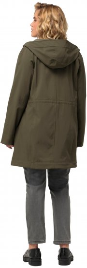 Ulla Popken Triple Function Softshell Jacket Loden Green - Takit - 