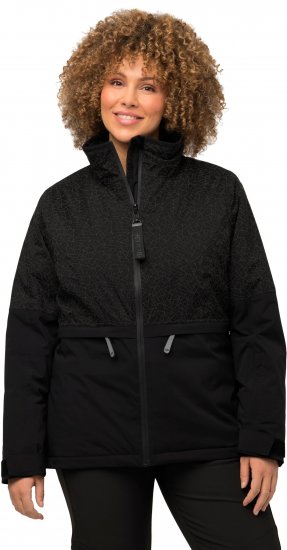 Ulla Popken HYPRAR Waterproof Running Jacket Black - Takit - 
