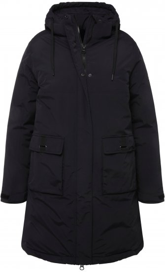 Ulla Popken HYPRAR Triple Function Fully Lined Waterproof Coat Black - Takit - 