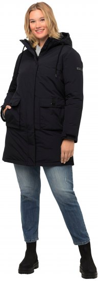 Ulla Popken HYPRAR Triple Function Fully Lined Waterproof Coat Black - Takit - 